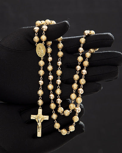 Rosary 65cm length and 8mm shiny beads