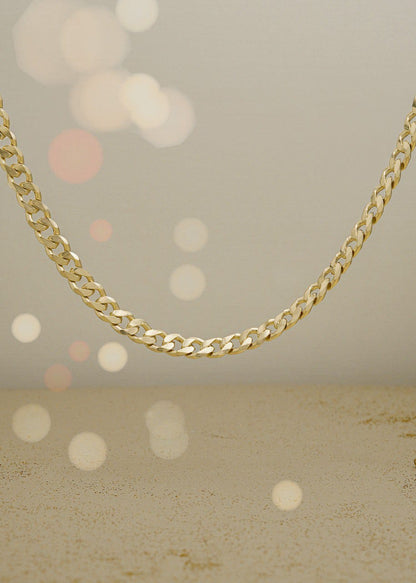 Cuban link chain 70cm length and 7mm thickness