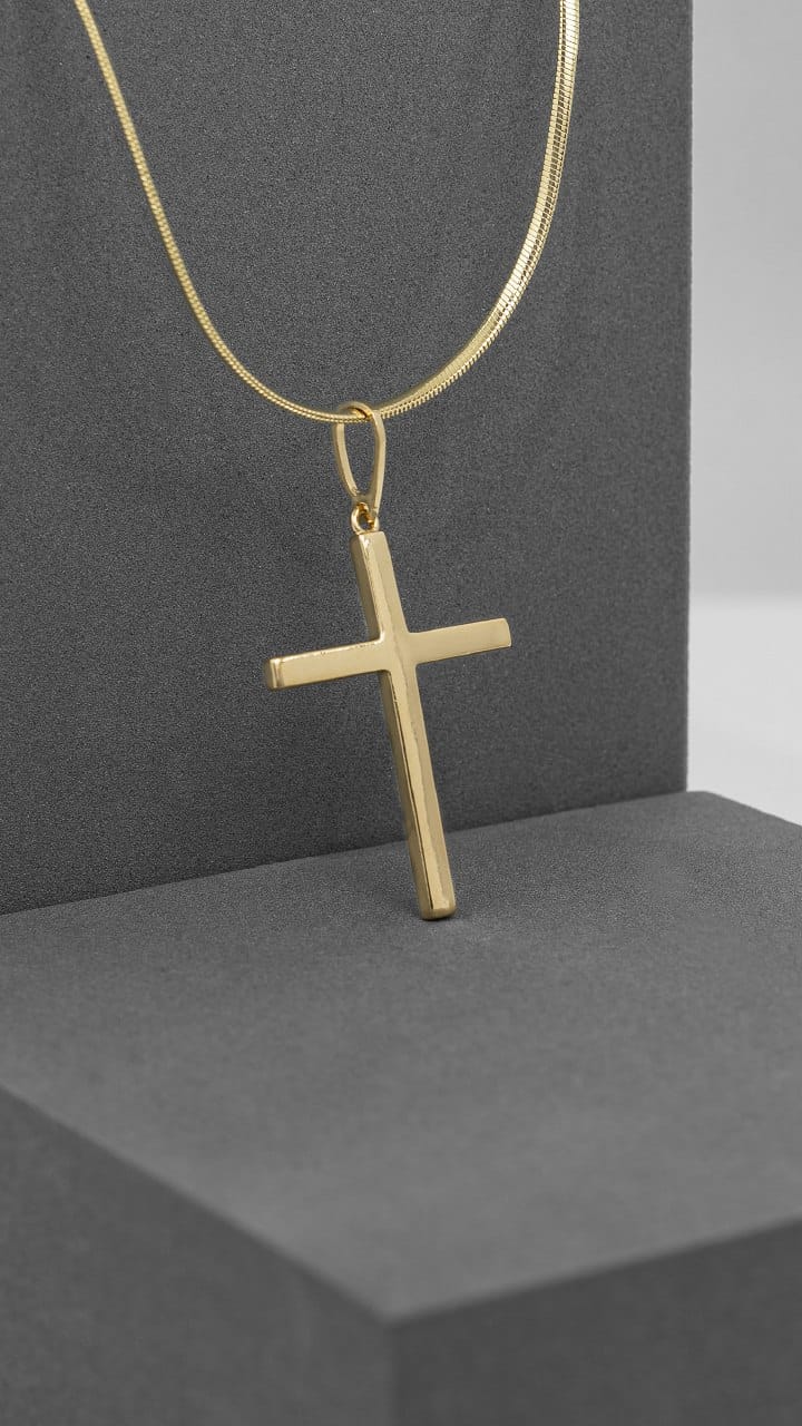 Simple cross pendant