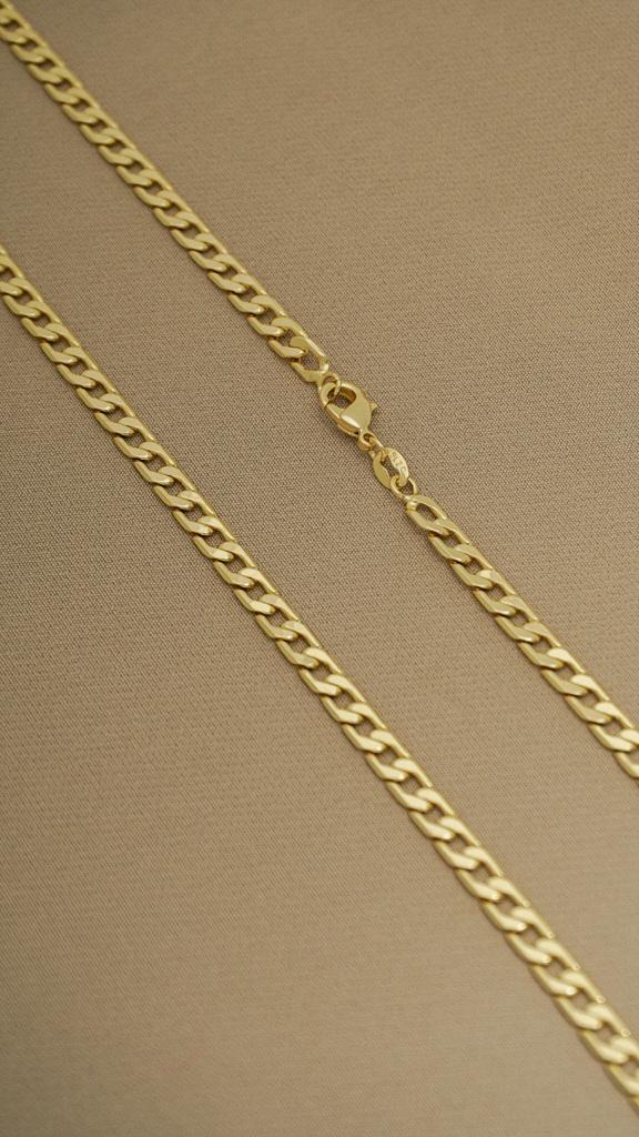 Cuban link chain 65cm length and 5mm thickness