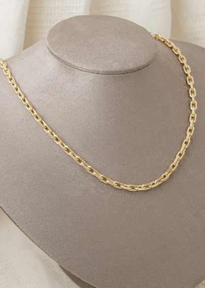 Shiny hoop chain 65cm length and 6mm thickness